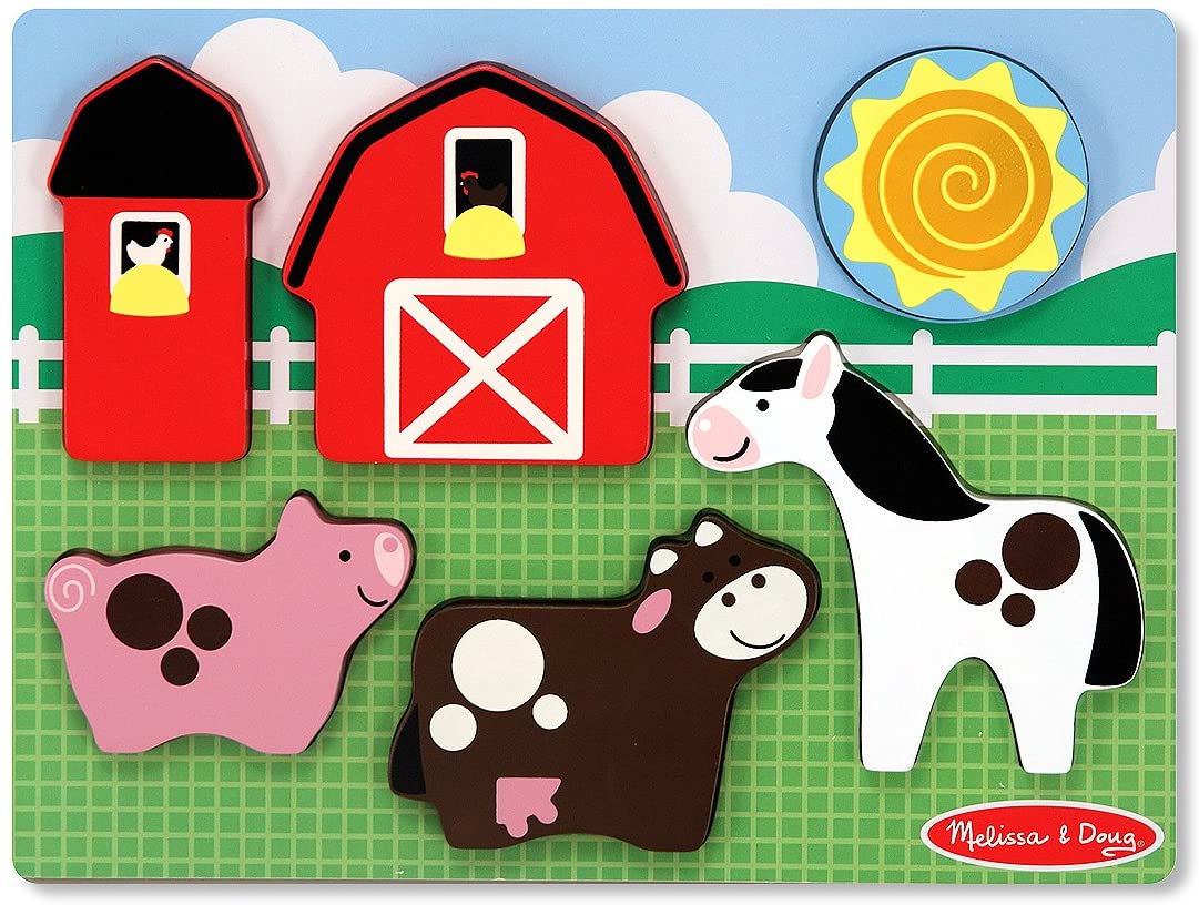 Melissa and Doug My First Chunky Puzzle Scene Barnyard Fun Item 3755 Olde Church Emporium