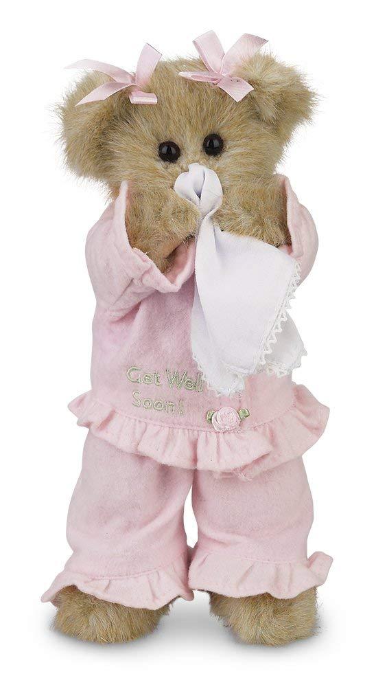 Bearington Sicky Vicky Get Well Soon Stuffed Animal Teddy Bear 10 Inc Olde Church Emporium