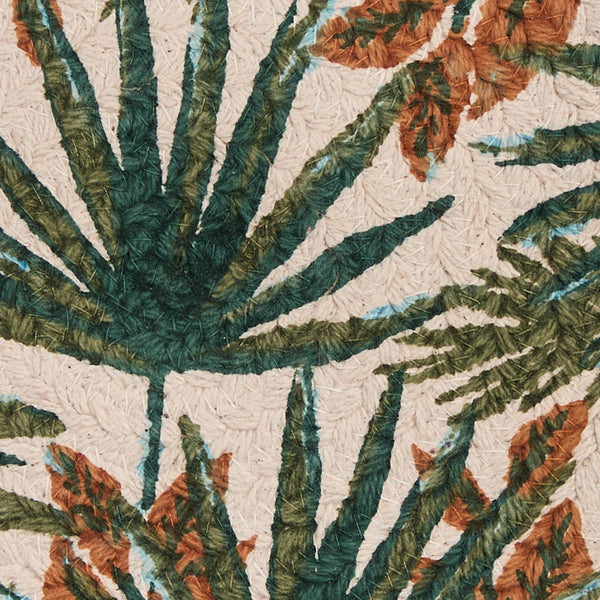 Park Designs Patricia Heaton Home Palm Frond Braided Trivet 8 Inches Round