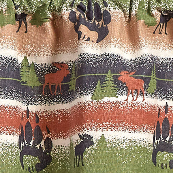 Park Designs Wild Woods Unlined Valance 60 x  14 Inches Farhmhouse Country Cabin Rustic Item #6971-470