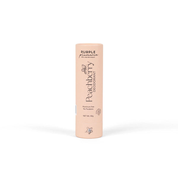 Plastic-Free Deodorant – Aluminum & Paraben-Free – Jasmine, Citrus & Peach Berry Scents