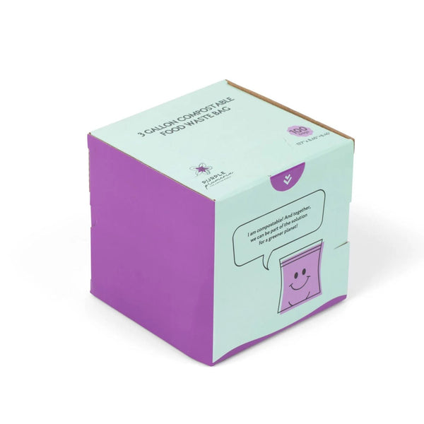 Compostable Kitchen Garbage Bags – 13 Gallon & 3 Gallon Sizes. Durable & Leak Proof