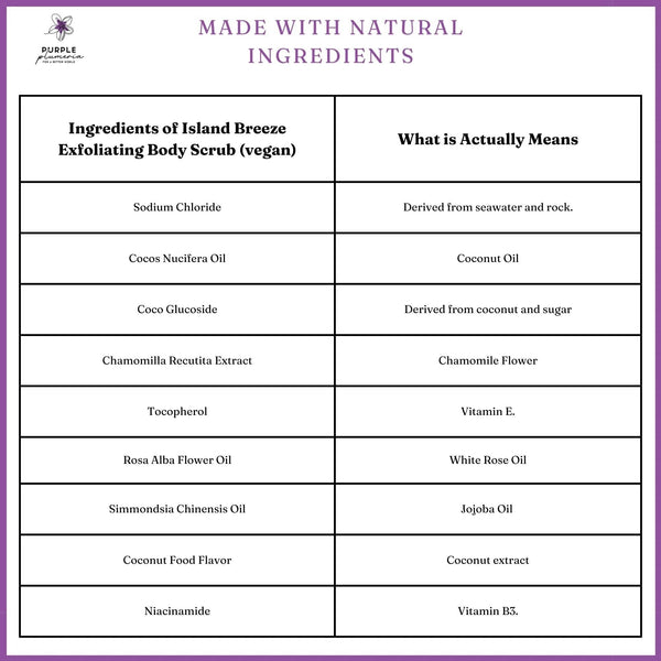 Natural Vegan Body Scrub (Rose or Coconut) Hydrating & Exfoliating for Radiant Skin