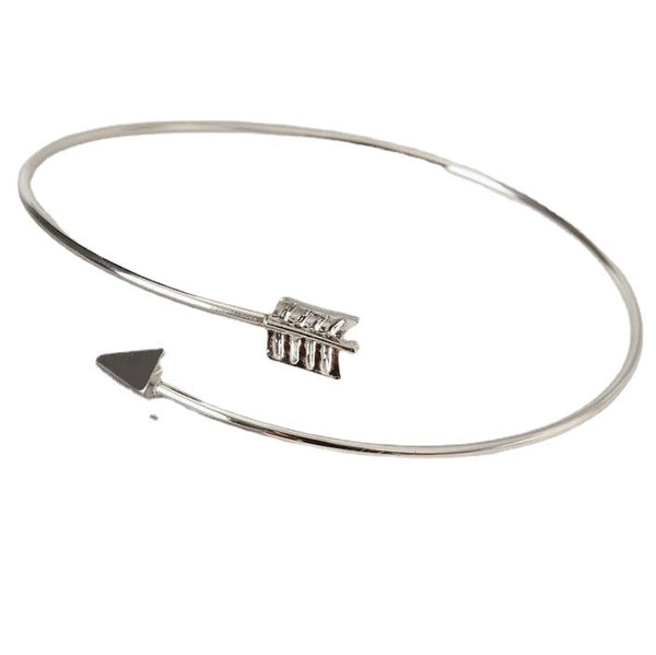 Alloy Arrow Open-ended Trendy Exaggerated Simple Bracelets