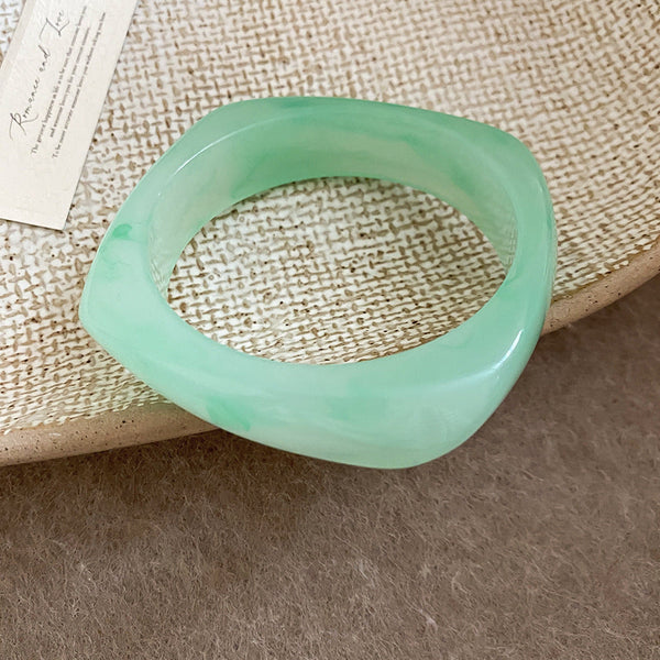 Acrylic Glossy Blooming Korean Style Simple Light Luxury Bracelet