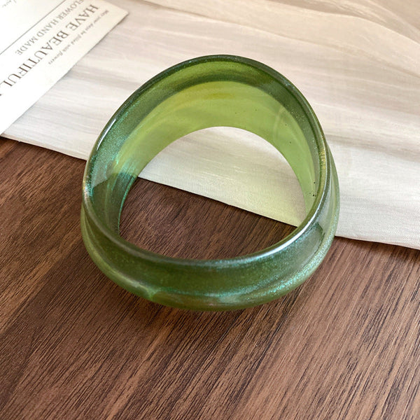 Acrylic Glossy Blooming Korean Style Simple Light Luxury Bracelet