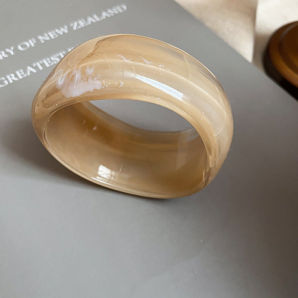 Acrylic Glossy Blooming Korean Style Simple Light Luxury Bracelet