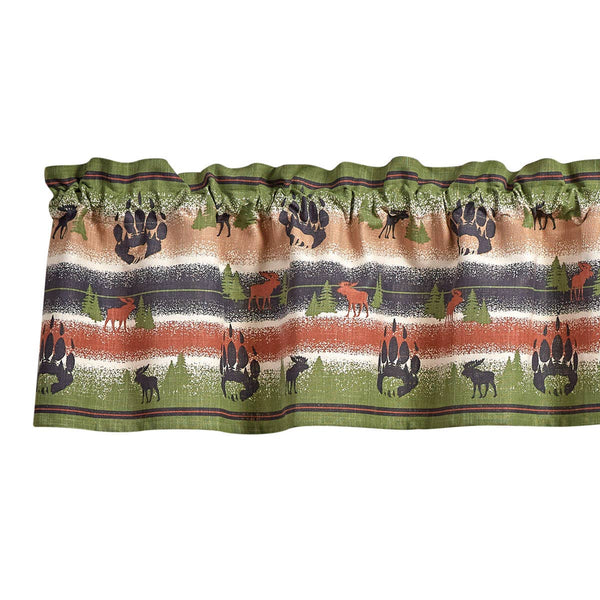 Park Designs Wild Woods Unlined Valance 60 x  14 Inches Farhmhouse Country Cabin Rustic Item #6971-470