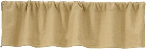 Park Designs Burlap Valance 72 x 14 Inches  Country, Farmhouse, Rustic