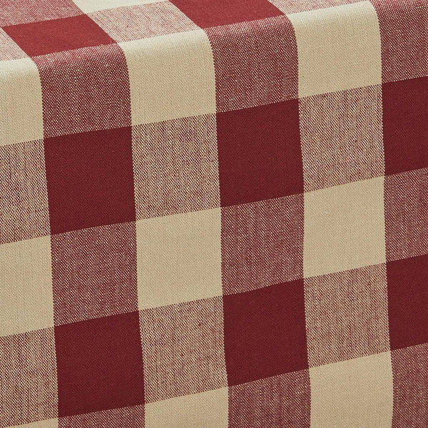 Park Designs Wicklow Check Backed Garnet Table Runners 2 Sizes 36 and 54 Inches Farmhouse Country