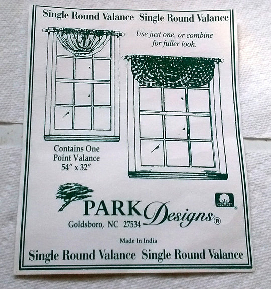 Park Designs - Lemon Pepper Curtains Swags, Valances, Panels, Tiers Unlined Farmhouse Country