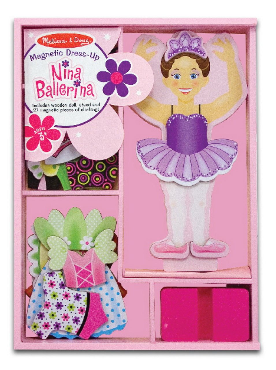 Melissa & Doug Magnetic Dress-Up, Nina Ballerina