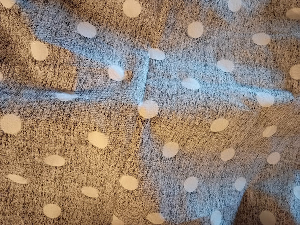 Polka Dot - Shower Curtain  - No Liner Needed - Made in USA