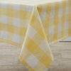 Park Design Wicklow Check Square TableCloth Yellow 54 x 54 Inches Farmhouse Country Item #113-05Y