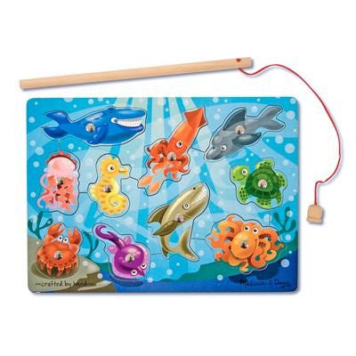 Wooden Fishing Toys for Kids - Eco-Friendly Fishing Poles & Fish