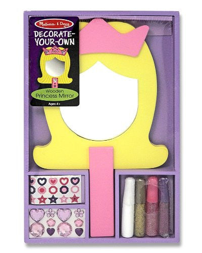 Decorate-Your-Own Wooden Princess Mirror