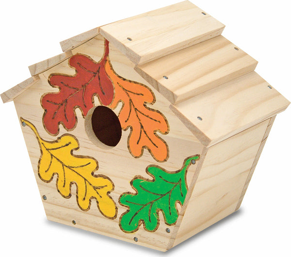 Melissa and Doug Build-Your-Own Wooden Birdhouse #3101 Ages 5+