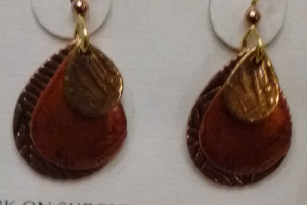 Silver Forest Hand Crafted Earrings Made in USA -Item E7847 - Olde Church Emporium
