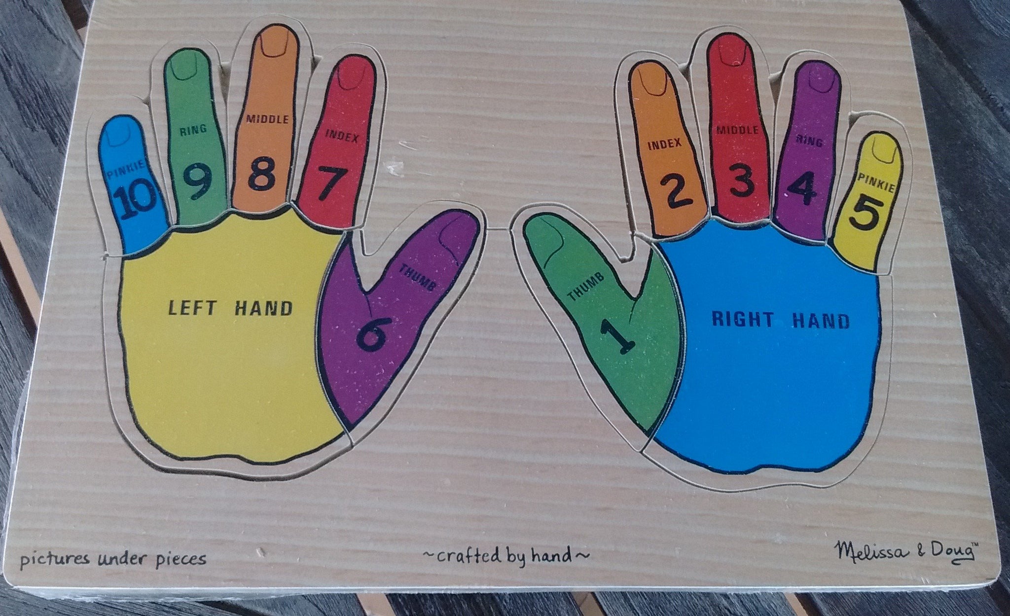 Melissa and doug hot sale sign language puzzle