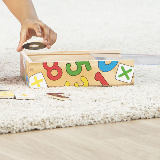 Melissa & Doug Self-correcting Wooden Number Puzzles With Storage