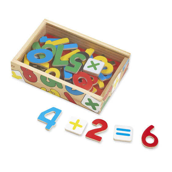 Melissa and Doug Magnetic Wooden Numbers Set Age 2+ # 449