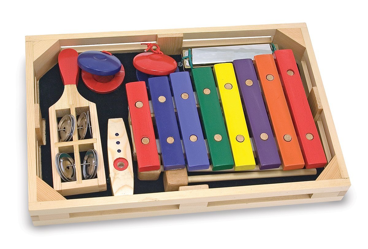 Melissa & Doug Beginner Band Set Ages 3+ 7-Piece Musical