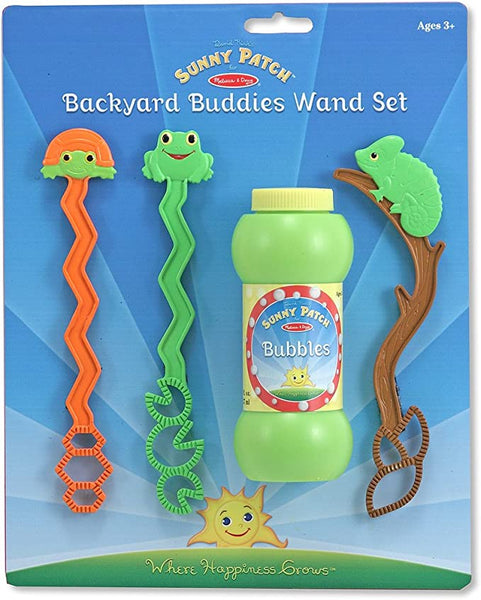 Melissa & Doug Backyard Buddies Bubbles Wand Set