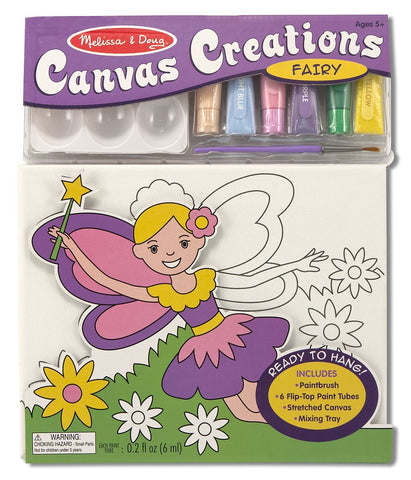 Melissa & Doug - Canvas Creations Fairy Ages 5+ [Home Decor]- Olde Church Emporium