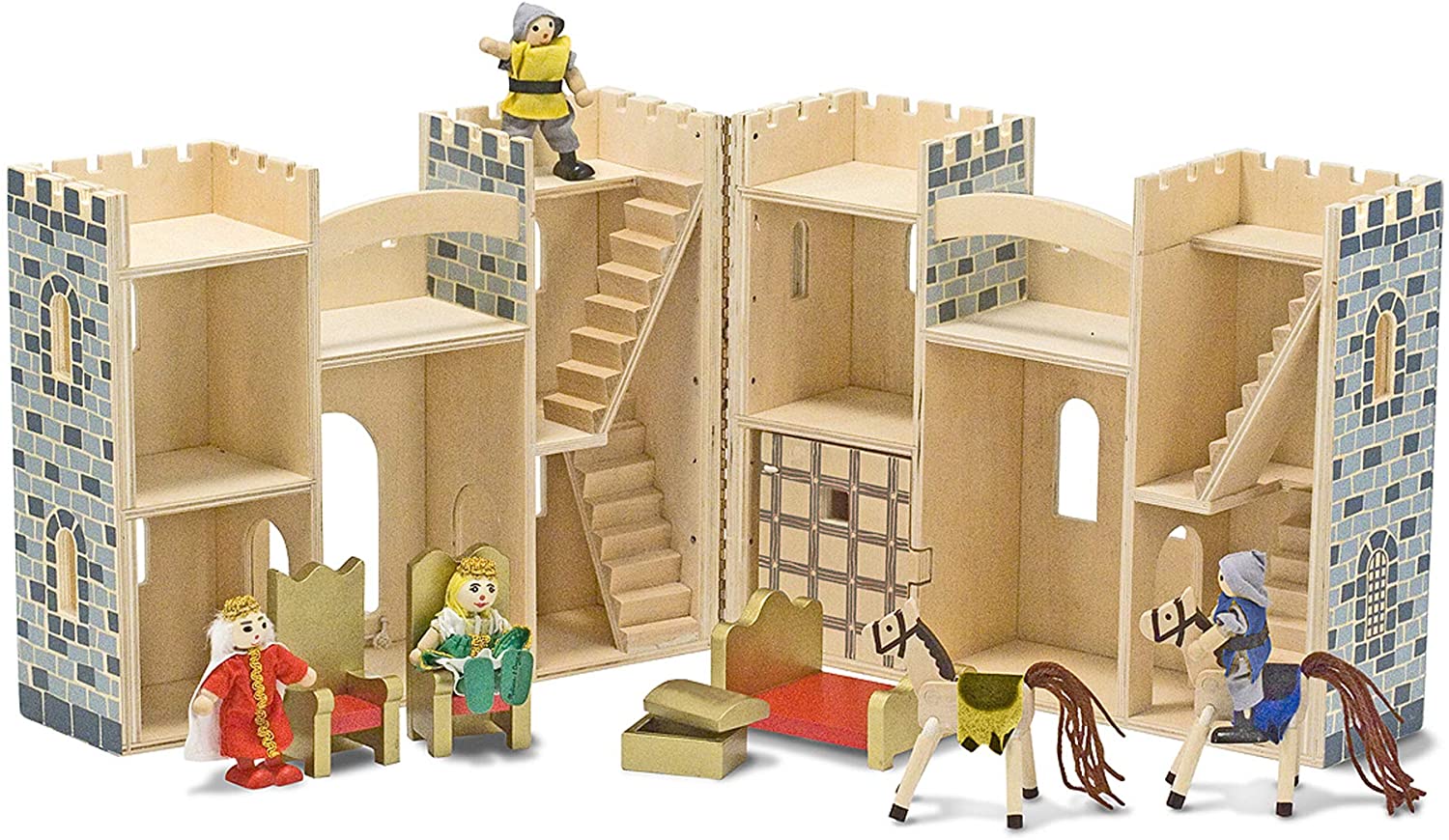 Melissa and doug wooden castle online