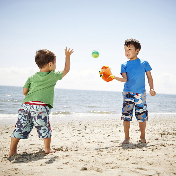 Melissa and Doug Sunny Patch Clicker Crab Toss and Grip Catching Game Ages 2+ Item # 6425 With 2 Balls