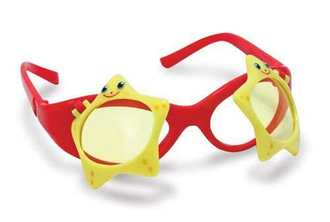 Melissa and Doug Sunny Patch Cinco Starfish Flip Up Sunglasses for Kids Ages 3+ Item # 6086 UV Rated