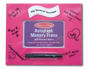 Melissa & Doug Deluxe "My Special Occassion" Pink Autograph Memory Frame - Olde Church Emporium