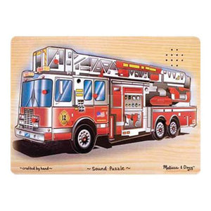 Melissa & Doug Puzzle sonore autour de la caserne de pompiers – Puzzle en bois avec effets sonores activés par la lumière (8 pièces) : Melissa & Doug Melissa & Doug Puzzle sonore autour de la caserne de pompiers – Puzzle en bois avec effets sonores activés par la lumière (8 pièces) : Melissa & Doug