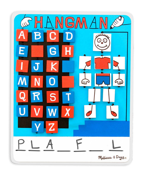 Melissa & Doug - Flip to Win Travel Hangman Game White Board, Dry-Erase Marker - Olde Church Emporium