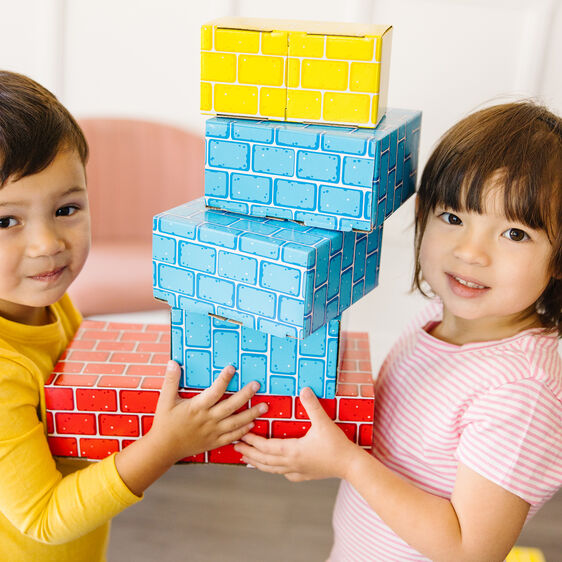 Melissa and doug building blocks cardboard online