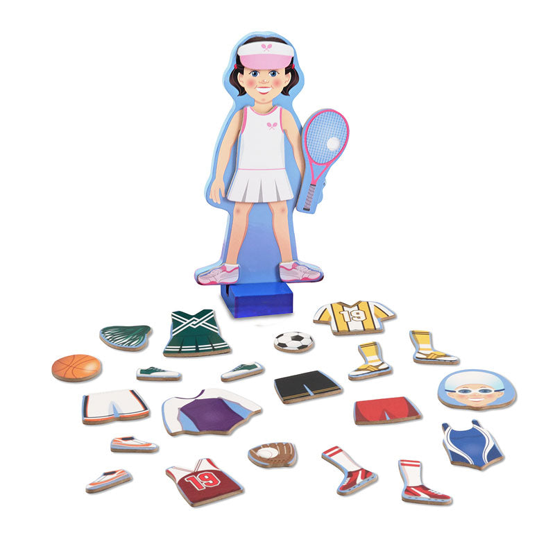 Juego Magnético De Imitación Melissa & Doug – Julia – 8 Piezas Con Sonidos Realistas – Para Niños De 3+ Años