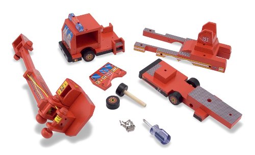 Melissa and doug wooden best sale fire station