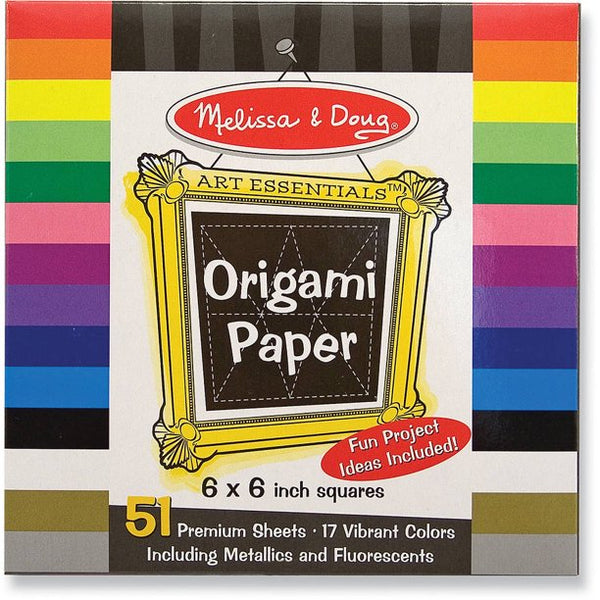 Melissa and Doug Origami Paper 51 Sheets 6 x 6 inches