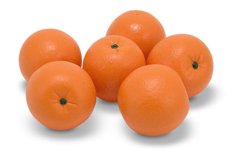 Melissa and Doug Set of 6 Oranges for Pretend Play Shop [Home Decor]- Olde Church Emporium