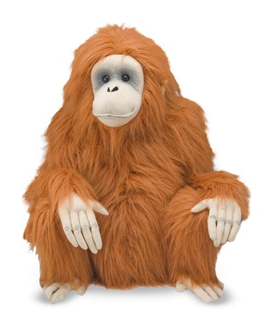 Melissa & Doug - Giant Orangutan Lifelike Stuffed Animal (nearly 2 feet tall) - Olde Church Emporium