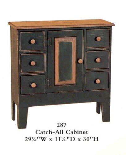 Peaceful Classics Skinny Drawers Cabinet Amish Furniture Mocha