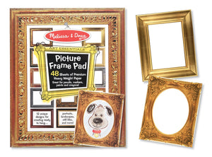 Melissa and Doug Picture Frame Pad 48 Pages, 12 Designs 000772037679