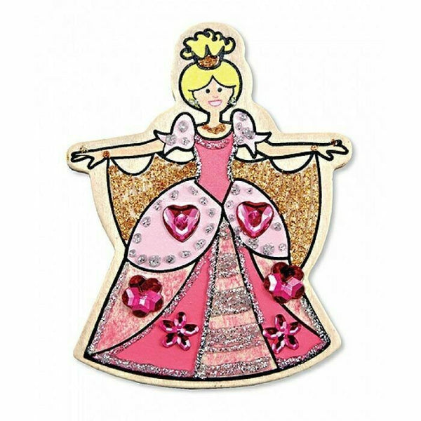 Melissa & Doug - Create-A-Craft  Wooden Princess Magnets Ages 4+