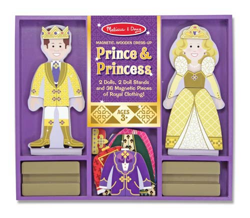 Melissa & Doug Magnetic Dress-Up - Prince & Princess Melissa & Doug Magnetic Dress-Up - Prince & Princess