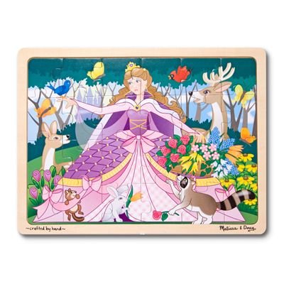 Melissa and Doug Woodland Fairy Princess Wooden Jigsaw Puzzle 24 Pcs. Olde Church Emporium