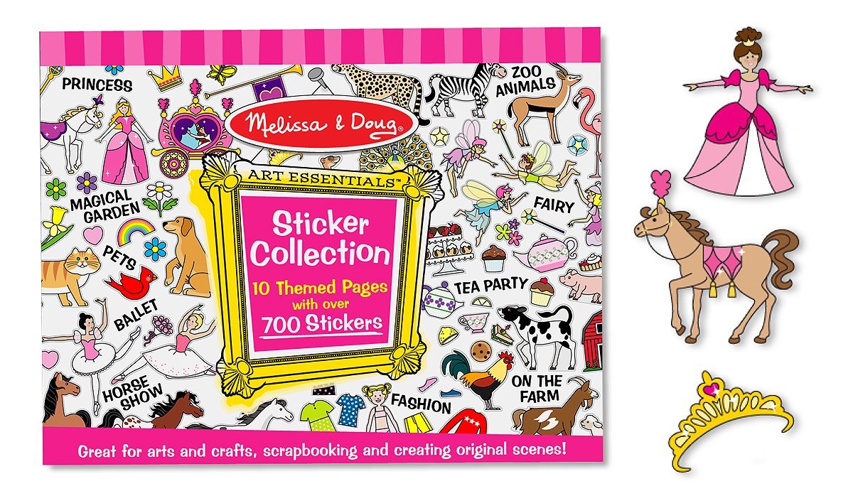 Sticker Collection Book: 500+ Stickers - Princesses, Tea Party