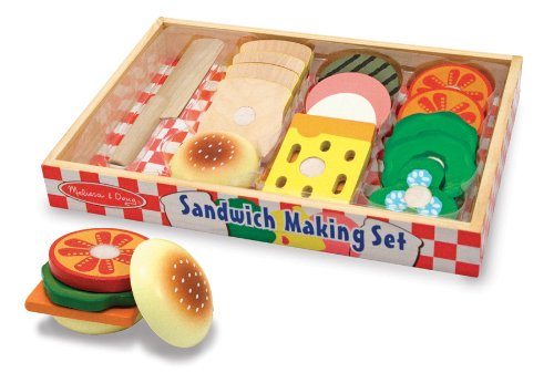 Melissa & Doug Pizza Party 54-piece Pretend Food Play Set