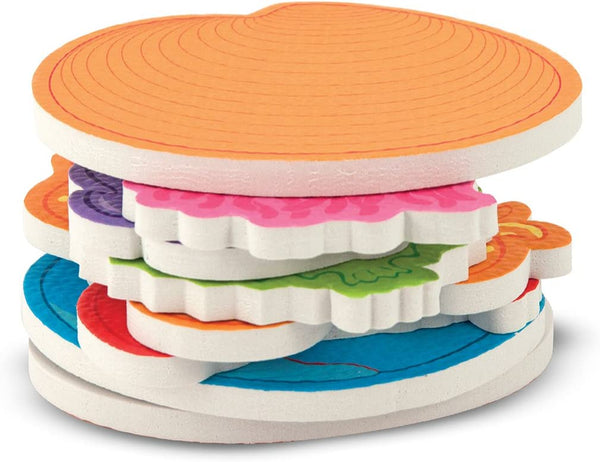 Melissa & Doug Seafood Sandwich Stacking Game Pool Play Ages 5+ Item # 6660