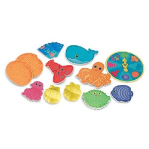 Melissa & Doug Seafood Sandwich Stacking Game Pool Play Ages 5+ Item # 6660