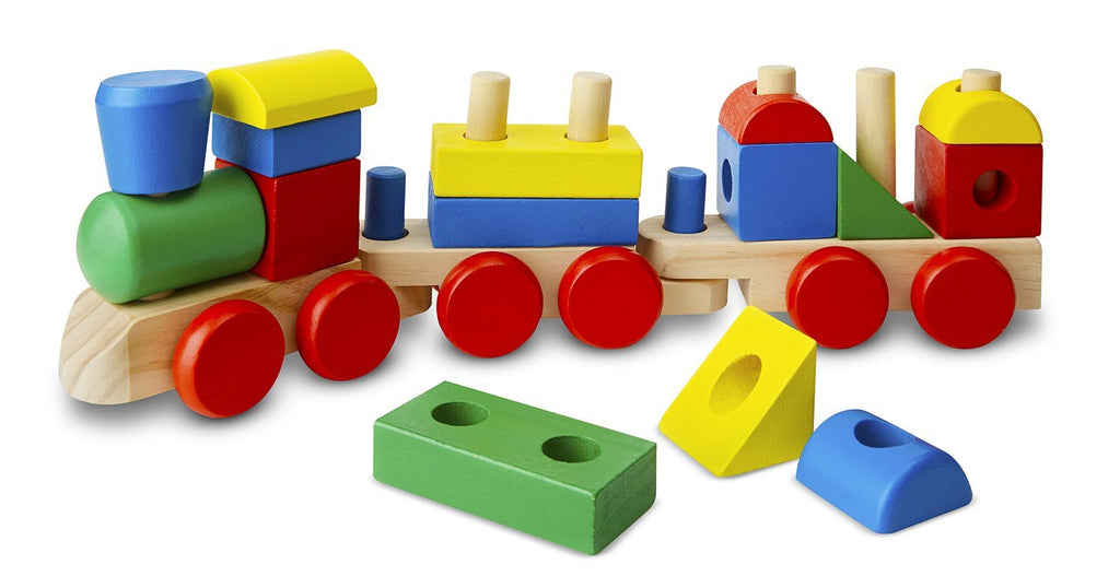 Melissa & Doug Decorate Your Own Wooden Train